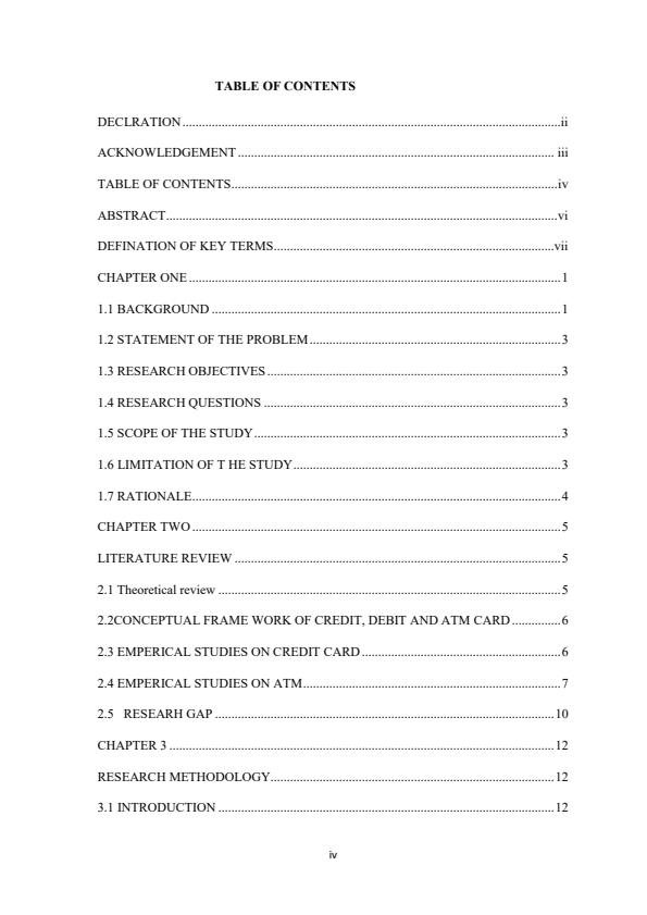 Page 1 – Effects of plastic money on the demand for money in Kenya (Case study in Thika town) – Kenyaplex