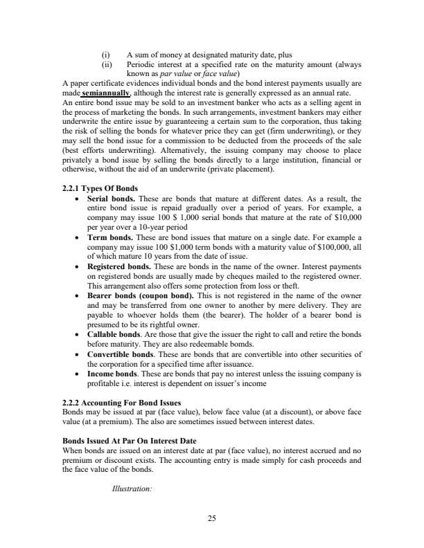 Page 2 – BAC 201:  Accounting for Liabilities and Equities Notes – Kenyaplex