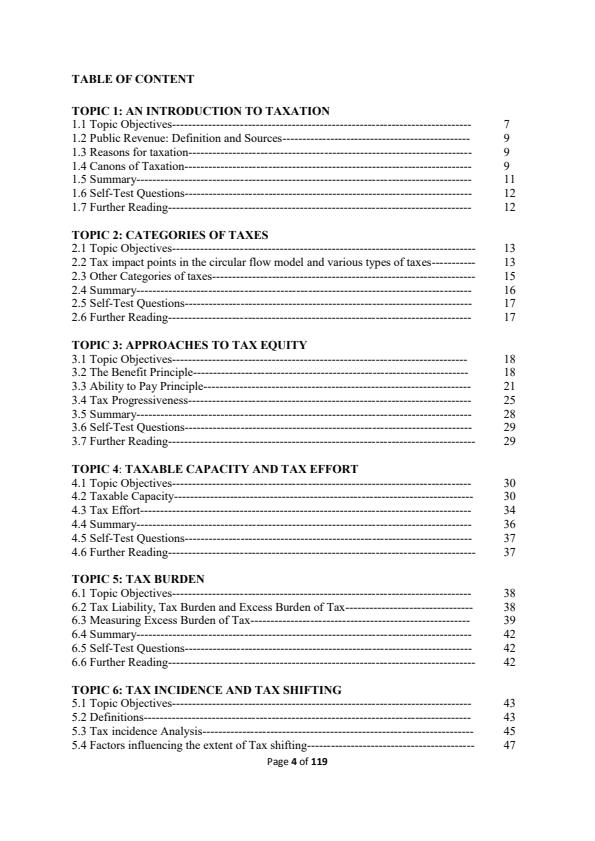 Page 3 – EAE 301: Taxation Economics and Policy Notes – Kenyaplex