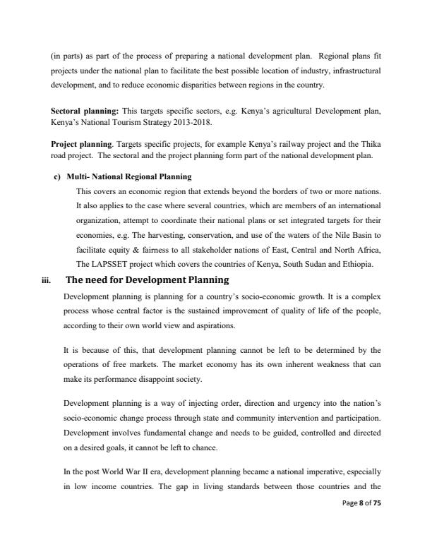 Page 4 – EAE 405: Development Planning Notes – Kenyaplex