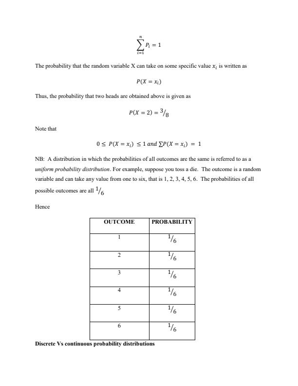 Page 3 – EES 301: Statistics for Economists II Notes – Kenyaplex