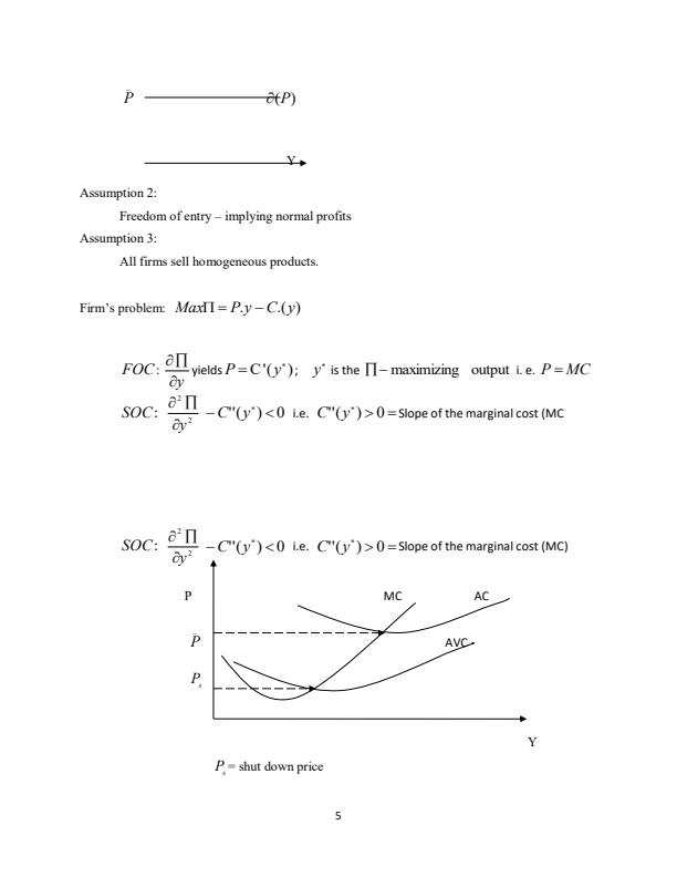 Page 1 – Notes for EET 400 Microeconomics Theory IV – Kenyaplex