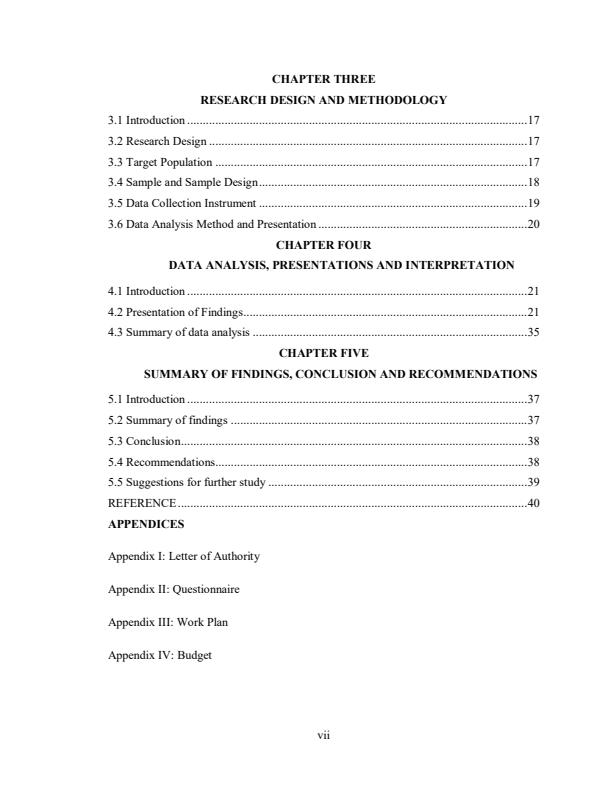 Page 3 – Research Project: Effects of Inventory Management on Performance of Retail Stores – Kenyaplex
