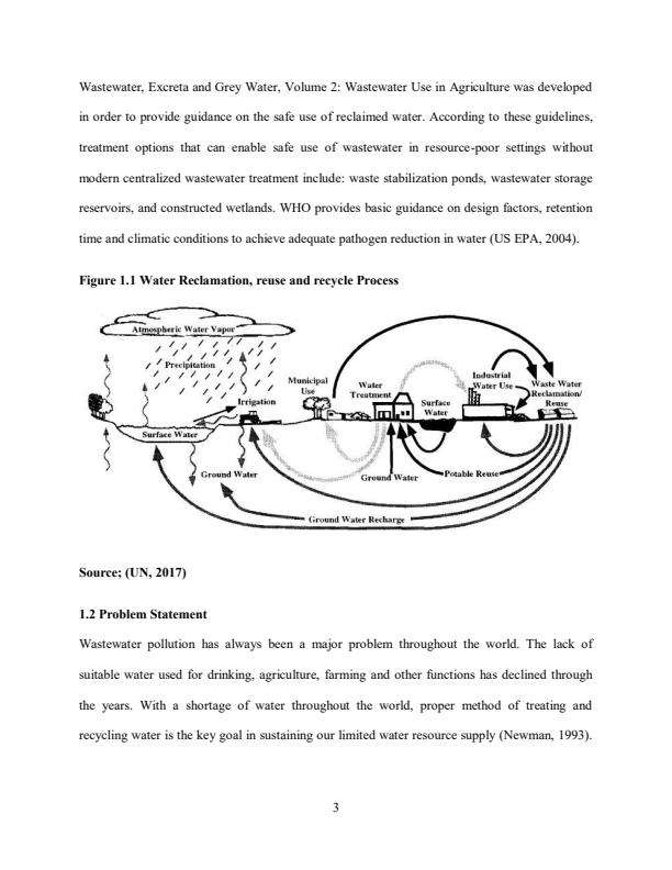 Page 3 – Research Project: Impact of Waste Water Reclamation, Recycling and Reuse in Kiambu County – Kenyaplex