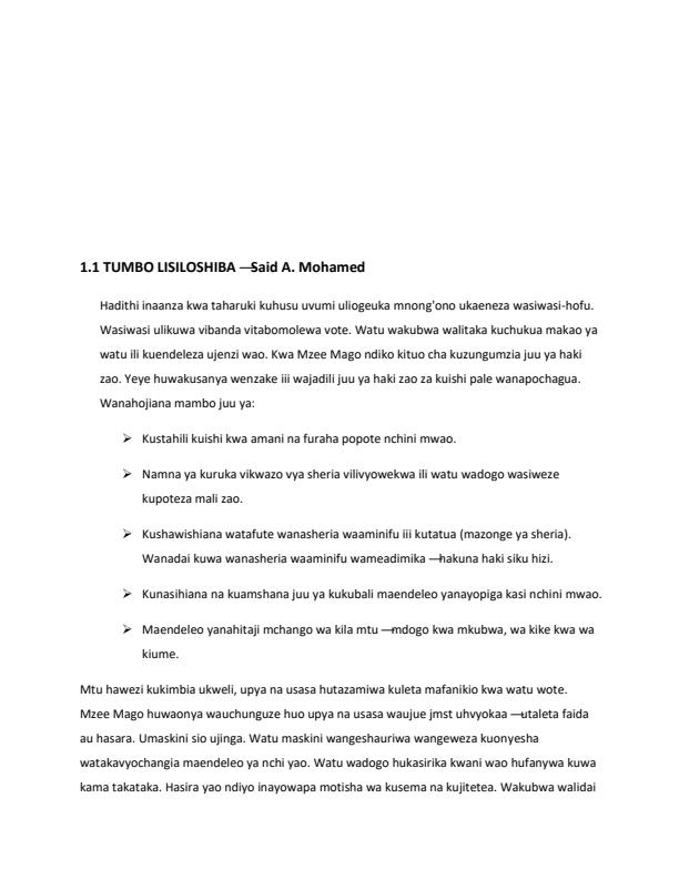 Page 1 – Mwongozo wa Tumbo lisiloshiba na hadithi nyingine – Kenyaplex