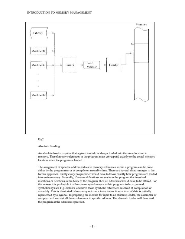 Page 3 – Introduction to Memory Management Notes: Diploma in ICT – Kenyaplex