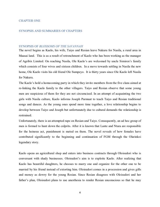 Page 1 – Blossoms of the Savannah Guide – Kenyaplex