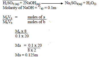 sulphuric acid and sodium hydroxide