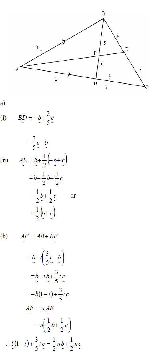 In The Figure Below E Is The Mid Point Of Ad Dc 3 2 And F Is The Meeting Point Of And Ae If Ab